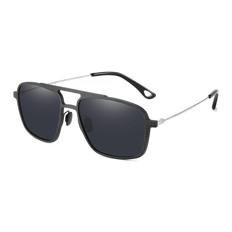 Hard Stronger Ultralight Carbon Fiber Sunglasses with Titanium Temples